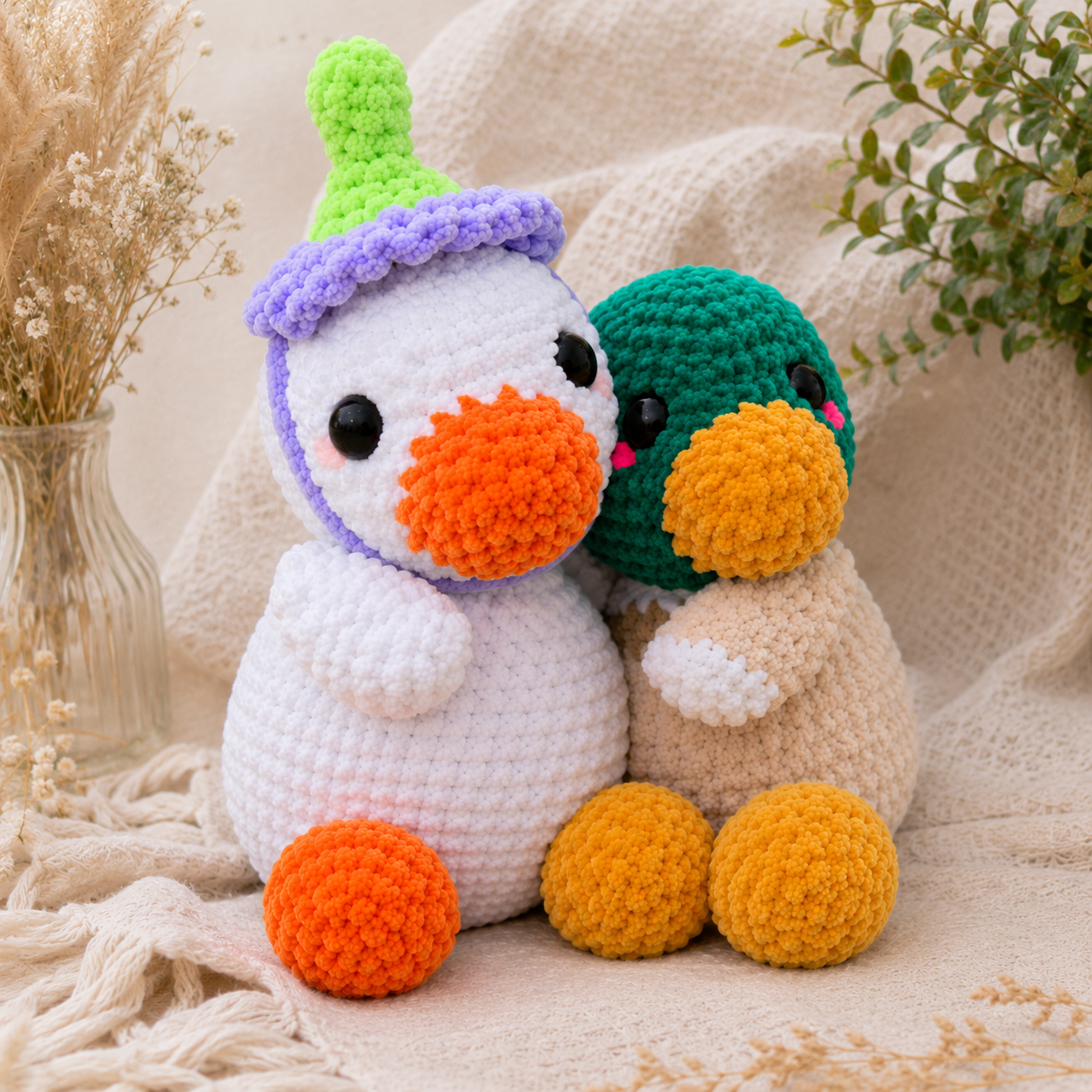 Crochet Duck & Goose Amigurumi Crochet (PDF pattern)
