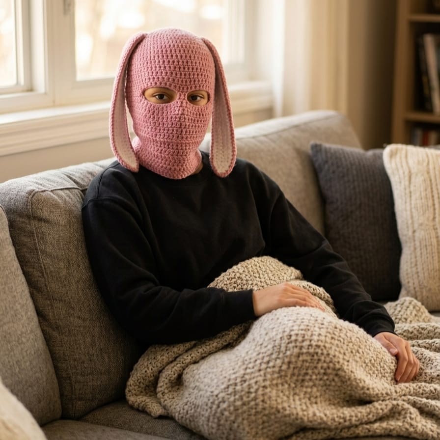 Cat Ear Balaclava Crochet (PDF pattern + Vid tutorials)