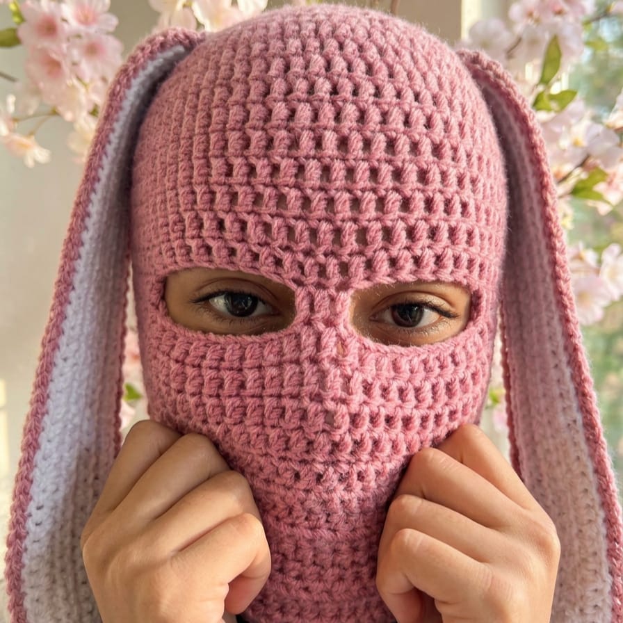 Cat Ear Balaclava Crochet (PDF pattern + Vid tutorials)