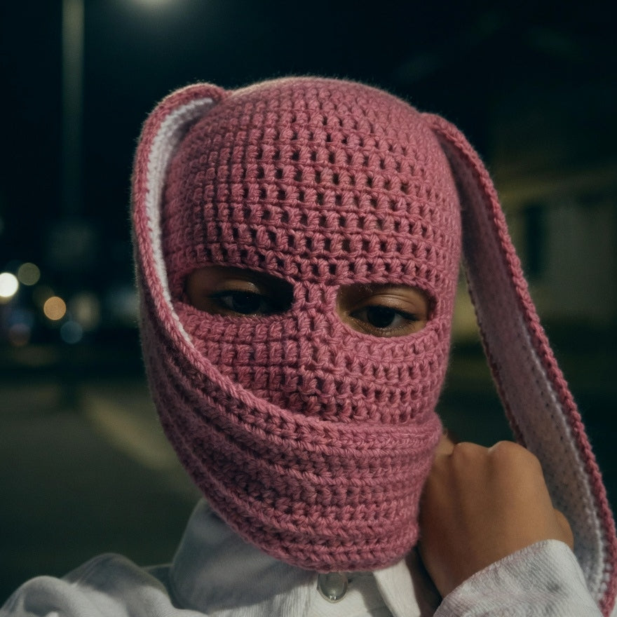 Cat Ear Balaclava Crochet (PDF pattern + Vid tutorials)