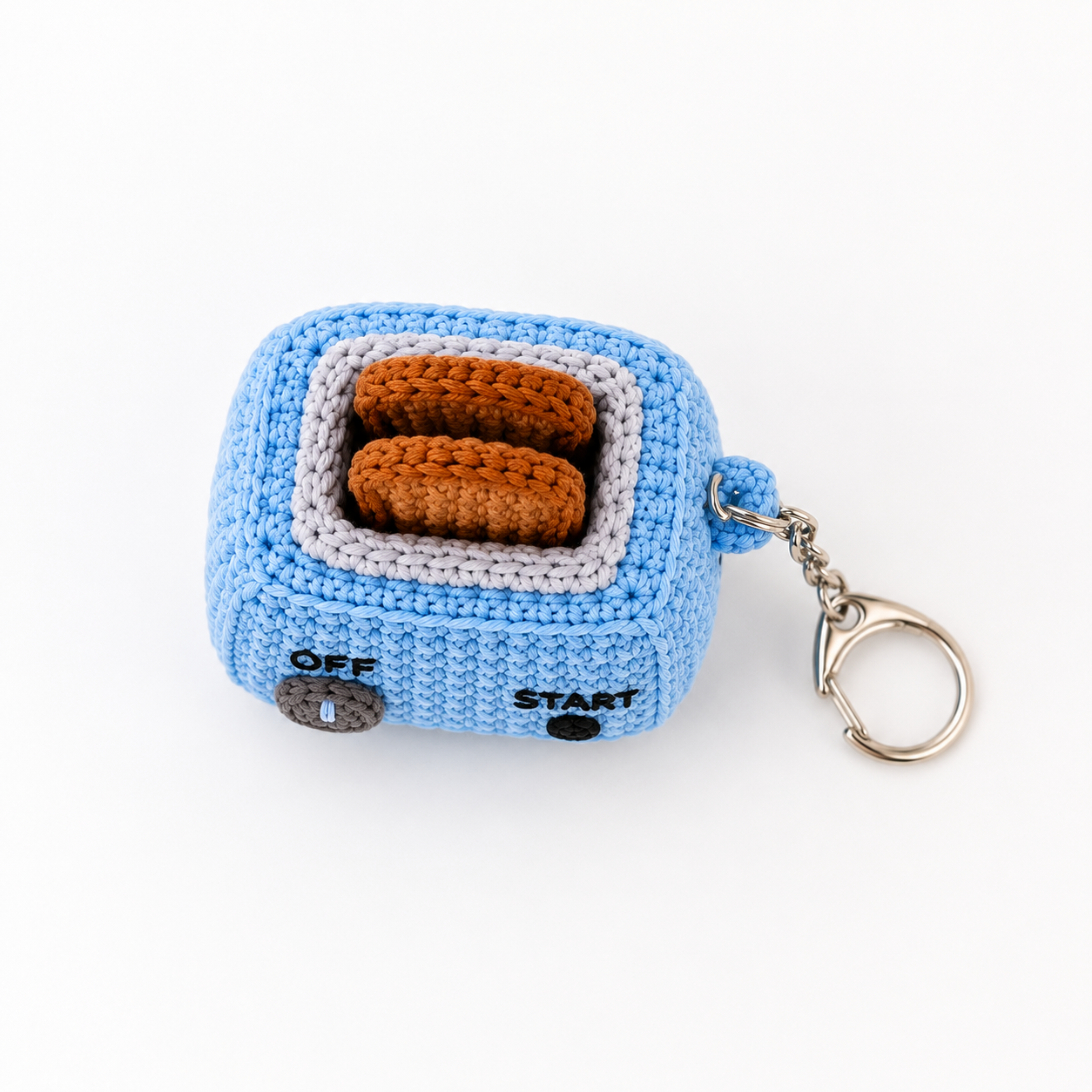 Toaster Keychain Crochet (PDF pattern )